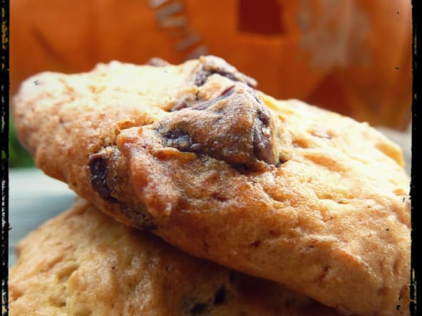 Cookies citrouillés et graines grillées