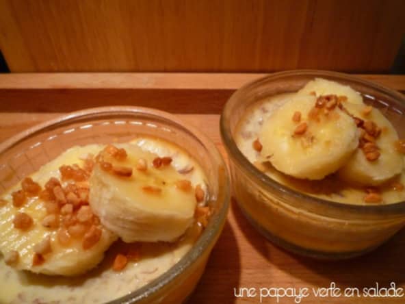 Petites crèmes de bananes