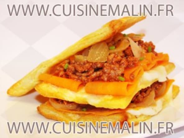 Mille-Feuille façon Bolognaise