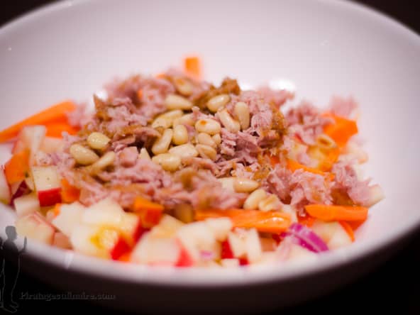 Salade pink lady au thon