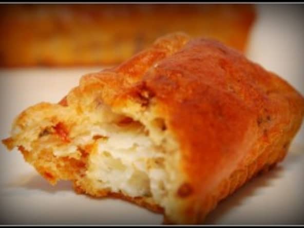 Cake fromage de chèvre tomates séchées