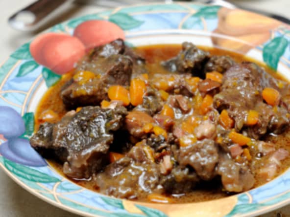 Bourguignon de joue de boeuf