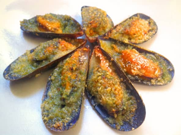 Moules Gratinées