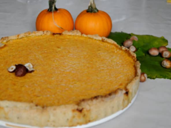Tarte d’automne sucrée à la courge muscade