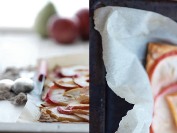 Tarte aux pommes et poires