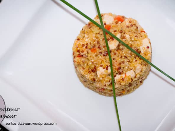 Quinoa gourmand au poulet