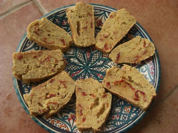 Mini-cakes au jambon et aux pistaches