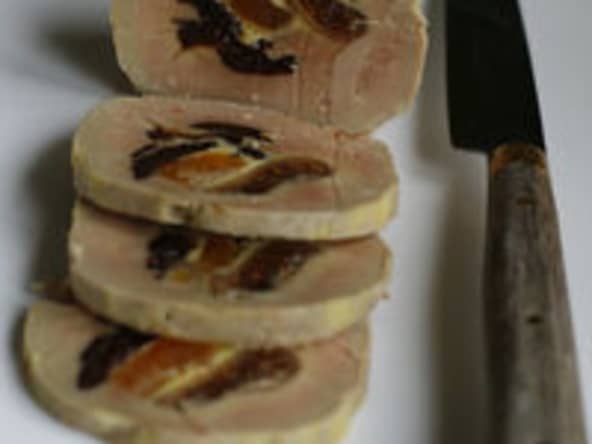 Foie gras aux fruits secs