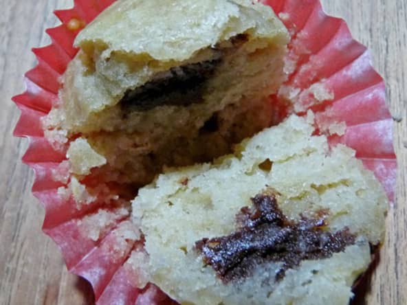 Muffins coeur nutella