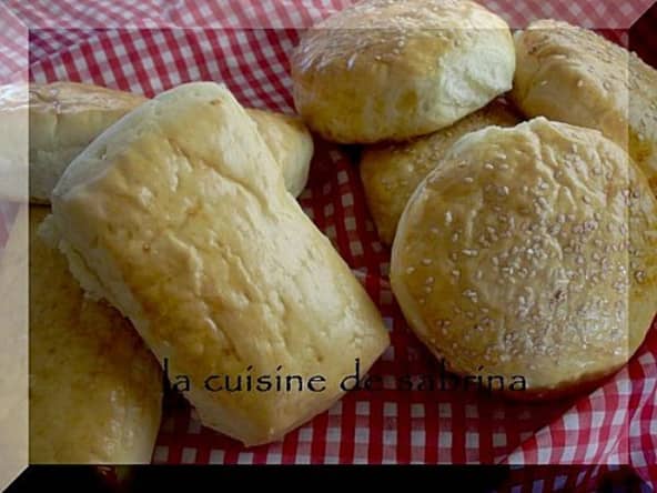 A essayer : pain hamburger et sandwich maison