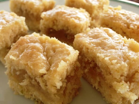 Les petits losanges moelleux aux amandes et à l'orange