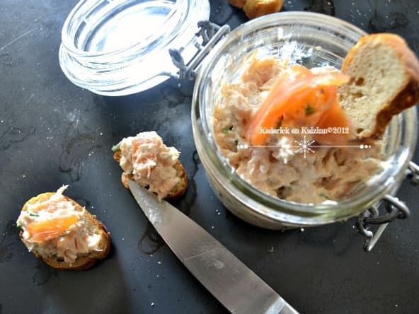 Rillettes aux deux saumons