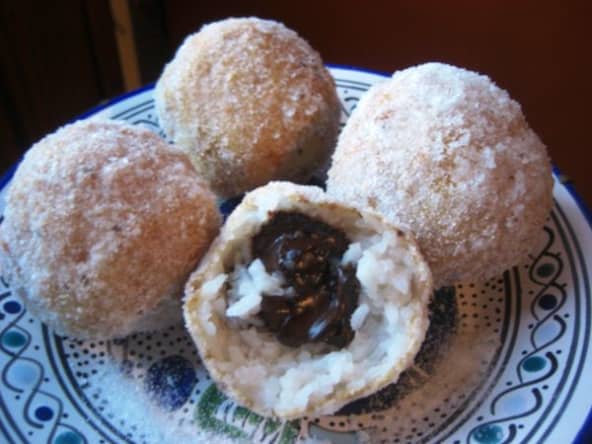 Arancine au chocolat noir