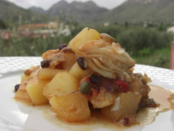 Morue aux saveurs siciliennes