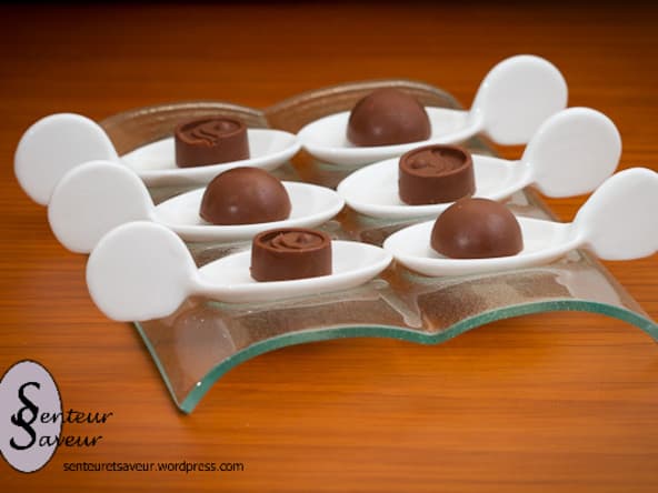 Chocolat au lait fourré confiture de lait