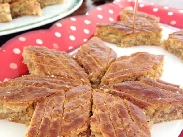 Les spéculoos à la pâte d'amandes