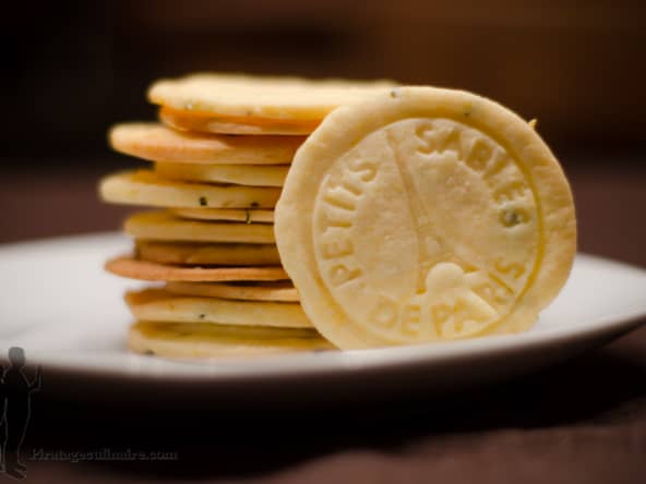 Sablés au citron et au romarin pour les fêtes