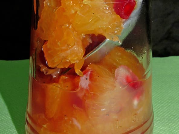 Salade d’oranges sanguines, mandarines et grenade