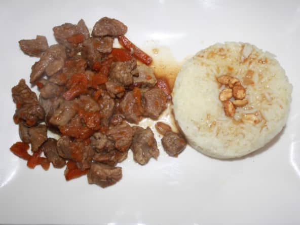 Sauté de porc caramélisé