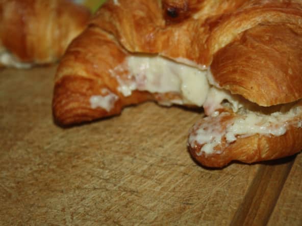 Croissant béchamel chèvre