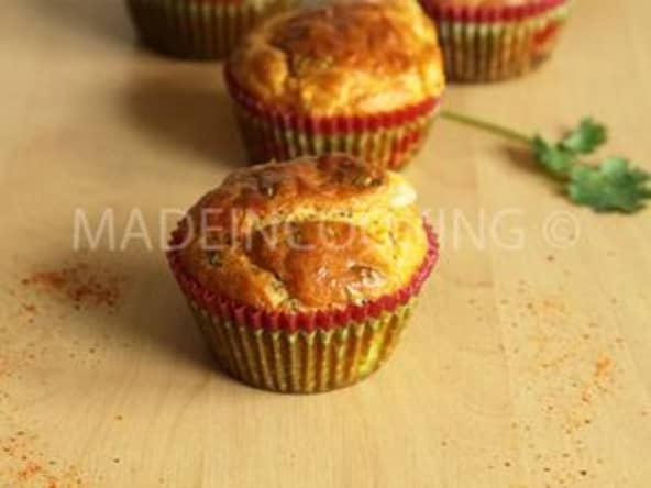 Muffins au chèvre et à la coriandre
