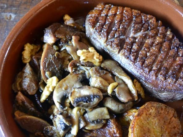 Magret de canard aux épices et au miel