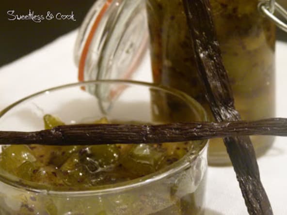 Confiture de Kiwis à la vanille