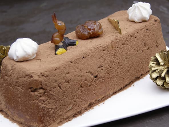 Bûche aux marrons