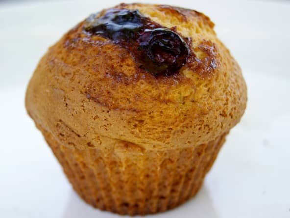 Muffins moelleux au coeur de myrtilles