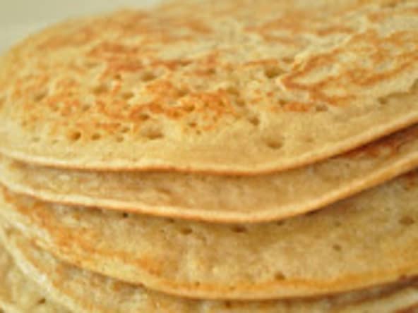 Pancakes express aux bananes mûres