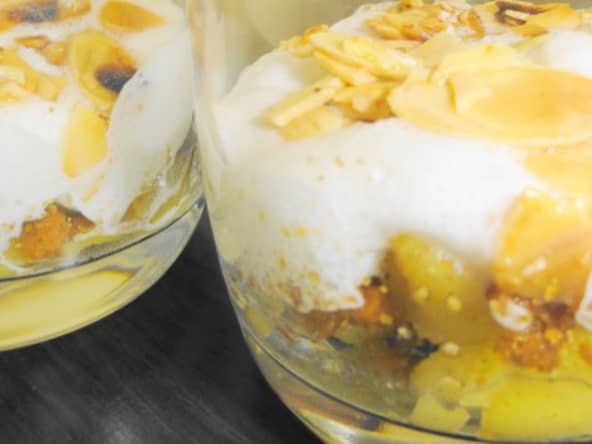 Fondant de pommes aux spéculoos