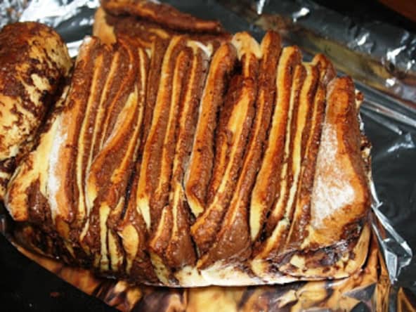 Brioche à effeuiller au Nutella