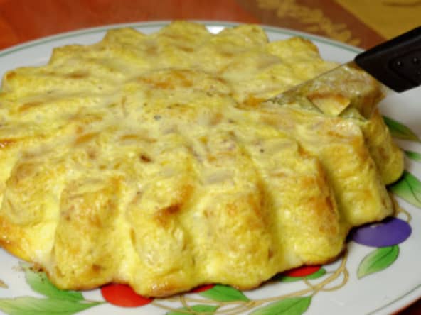 Quiche au cantal et au potiron
