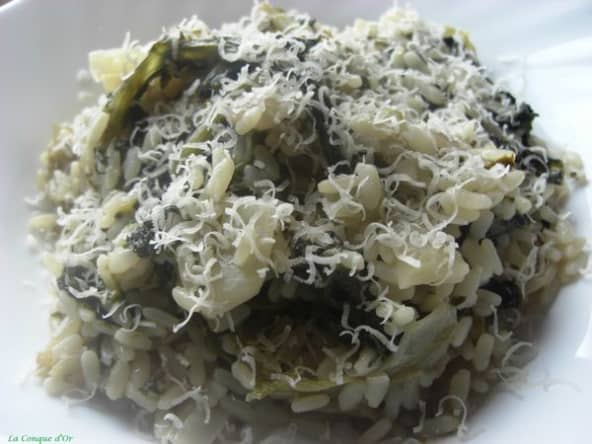 Risotto au fenouil et à la roquette