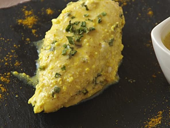 Poulet au yaourt et aux épices