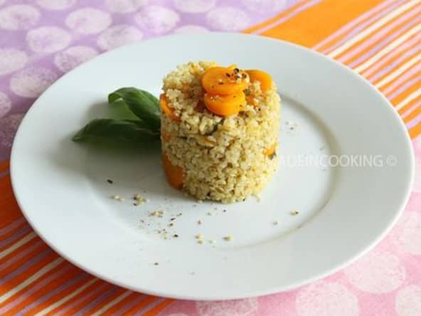 Boulghour aux carottes et au basilic