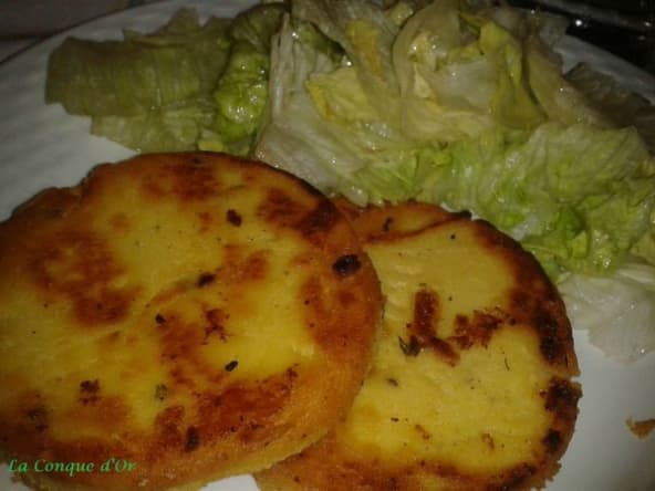 Panelle ou galette de farine de pois chiches