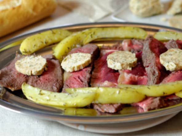 Côte de boeuf en croûte de sel de Guérande au beurre d’estragon