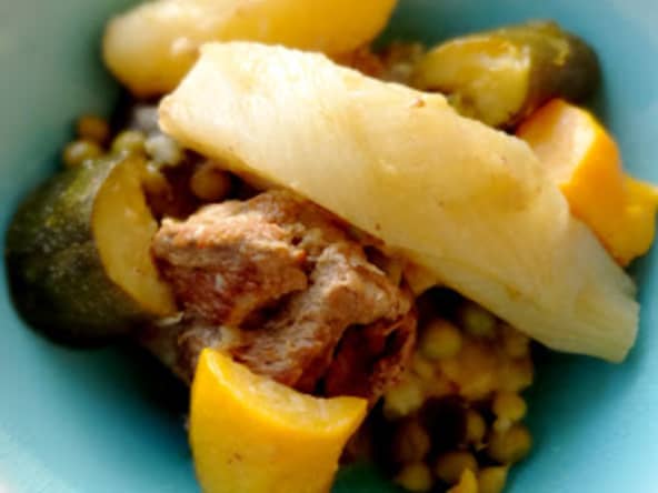 Sauté de veau printanier au curry