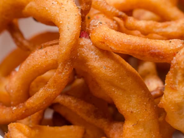 Onion rings (beignets d'oignons)