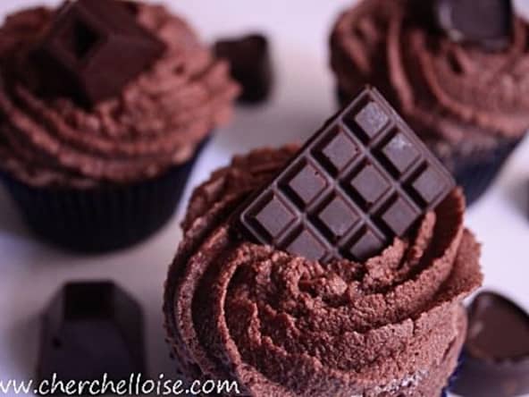 Cupcakes chocolat gourmand