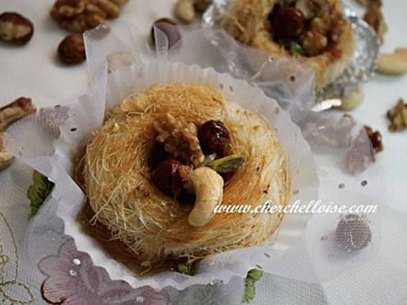 Ketaif aux fruits secs