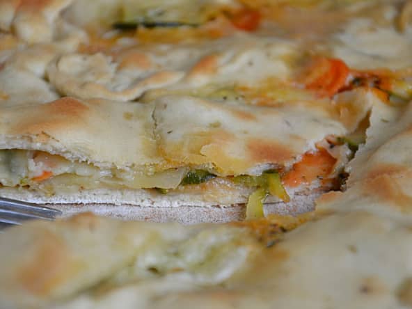 Focaccia végétarienne