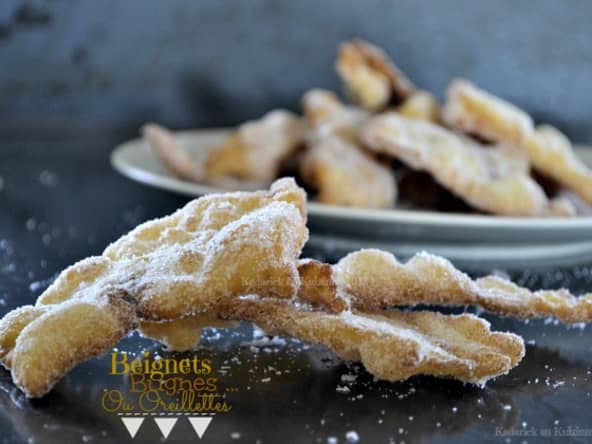Beignets ou oreillettes, parfumés à la fleur d'oranger