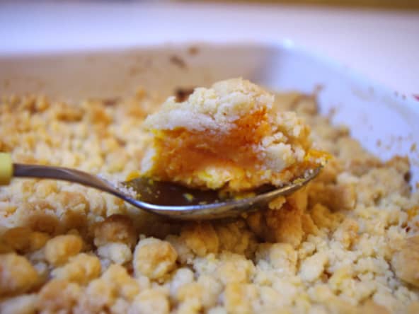 Crumble de Butternut au parmesan