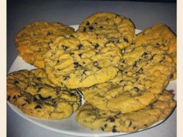 Cookies beurre de cacahuète et pépites de chocolat