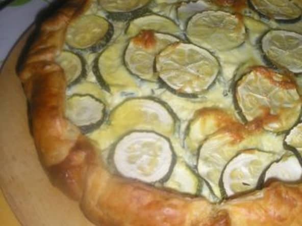 Tarte aux courgettes