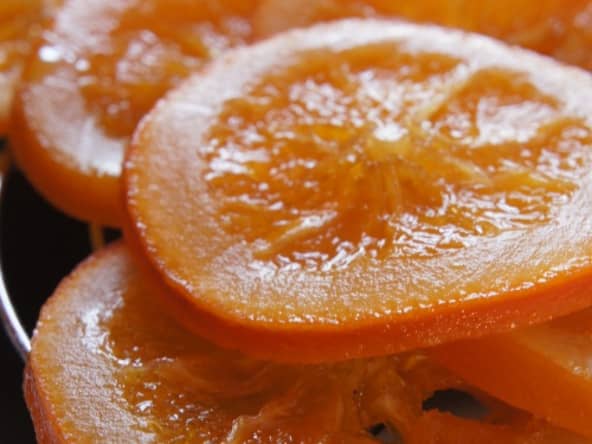 Oranges confites maison