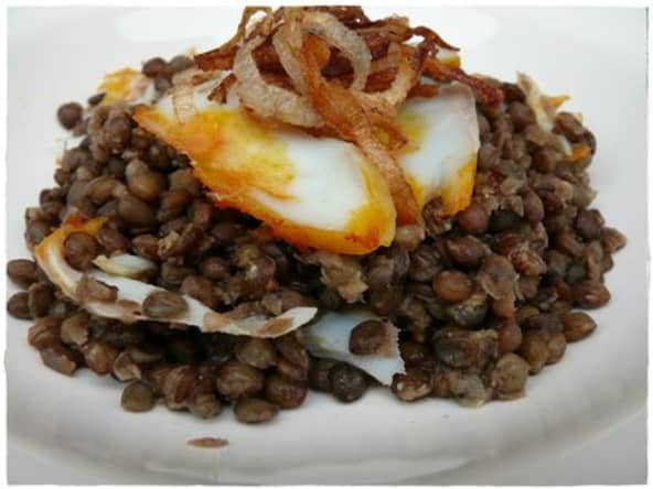 Salade de lentilles au haddock