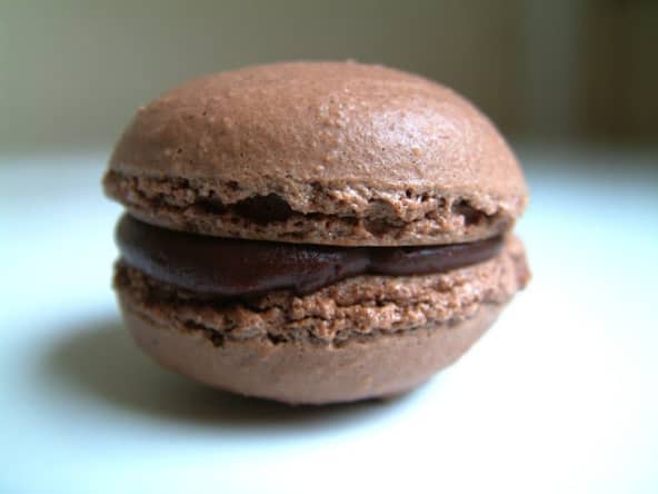 Macaron au chocolat